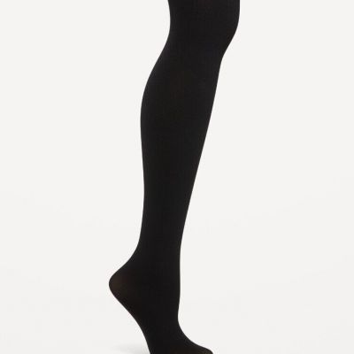 Old Navy Size Varies Black Semi-Sheer Control-Top Tights